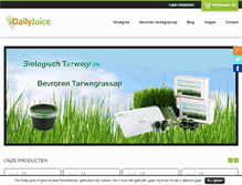 Tablet Screenshot of daily-juice.nl